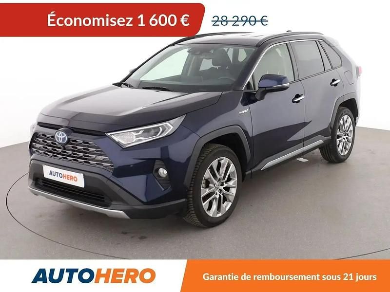 Bleu Occasion 2020 Toyota RAV4 Hybrid Lounge SUV | 26 090 € (Bon prix) - Image 1/2