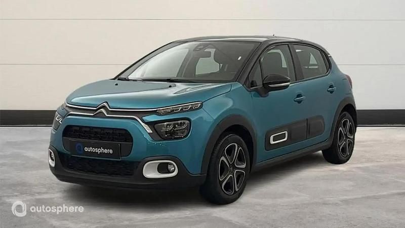 Bleu Utilisé 2020 Citroën C3 PureTech Citadine | 10 999 € (Prix juste) - Image 1/4