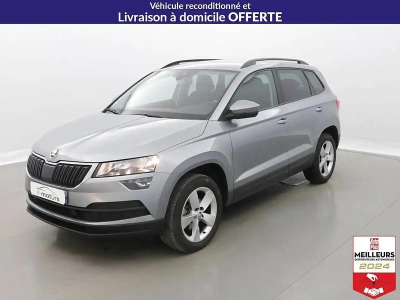 Gris Occasion 2021 Skoda Karoq Ambition SUV | 20 900 € (Bon prix) - Image 1/4
