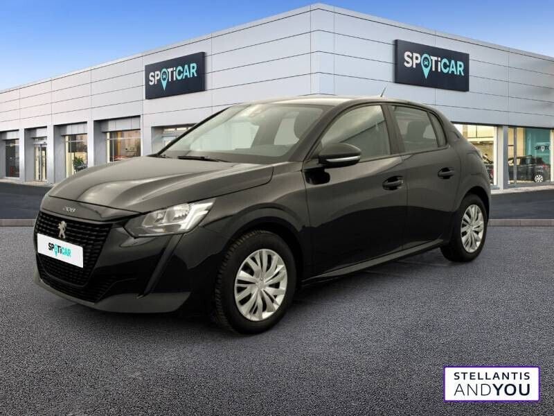 Noir Utilisé 2020 Peugeot 208 S Citadine | 9 290 € (Bon prix) - Image 1/4