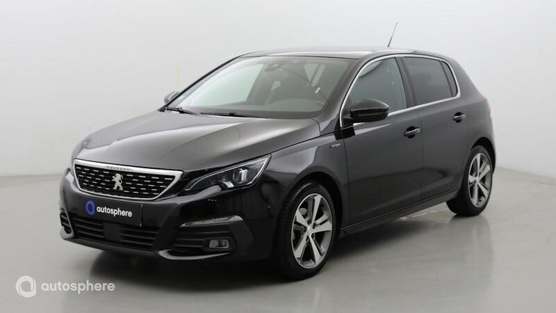 Noir Utilisé 2018 Peugeot 308 GT-line Berline | 12 499 € (Bon prix) - Image 1/4