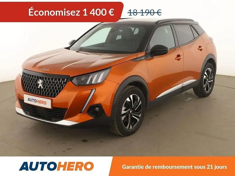 Orange Utilisé 2021 Peugeot 2008 GT SUV | 16 390 € (Prix juste) - Image 1/2