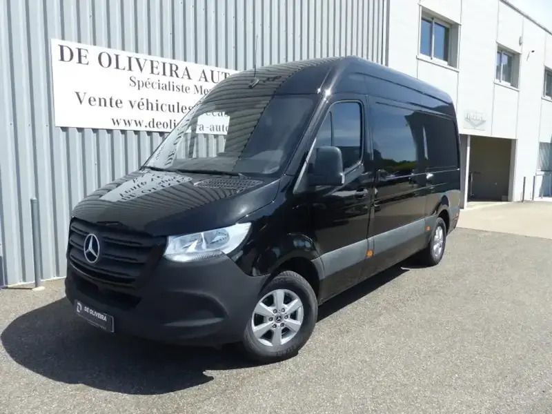 Noir Utilisé 2020 Mercedes Sprinter Van | 29 900 € (Bon prix) - Image 1/4