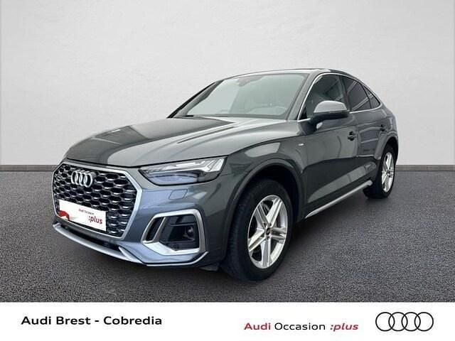 Gris daytona nacré Utilisé 2021 Audi Q5 S-Line SUV | 42 890 € (Prix assez cher) - Image 1/4