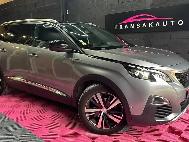 Gris Occasion 2019 Peugeot 5008 GT-line | 17 490 € (Bon prix) - Image 1/4