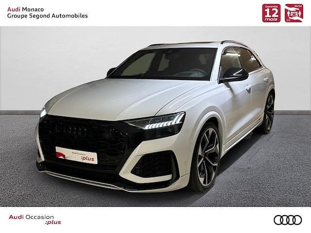 Blanc glacier métallisé Occasion 2021 Audi RS Q8 Advanced SUV | 98 900 € - Image 1/4