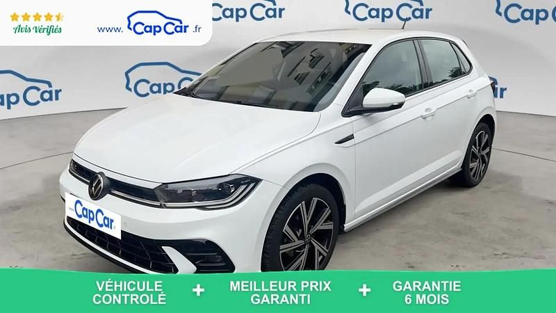 Blanc Utilisé 2022 VW Polo R-line Citadine | 18 990 € (Prix juste) - Image 1/4