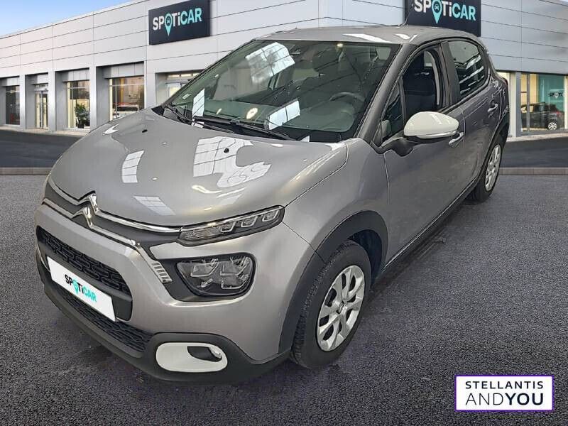 Gris Utilisé 2023 Citroën C3 PureTech Citadine | 10 790 € (Bon prix) - Image 1/4