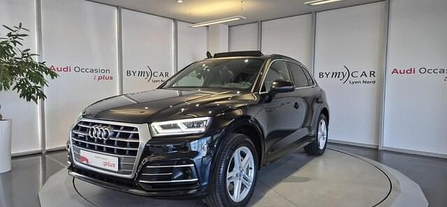 Noir mythic métallisé Utilisé 2020 Audi Q5 S-Line SUV | 30 357 € (Super prix) - Image 1/4