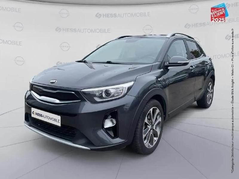 Gris Utilisé 2019 Kia Stonic SUV | 12 499 € (Prix juste) - Image 1/4