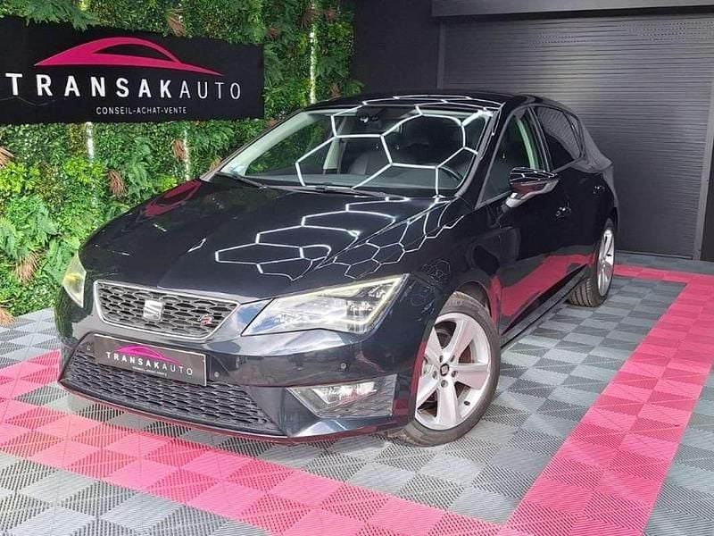 Occasion Seat Leon FR 122 ch (89 kW) 2014 Noir Berline