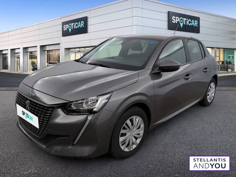 Gris Utilisé 2020 Peugeot 208 Active Citadine | 10 890 € (Prix juste) - Image 1/4