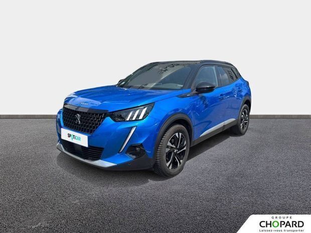 Bleu Utilisé 2021 Peugeot 2008 GT-line SUV | 15 990 € (Prix juste) - Image 1/4