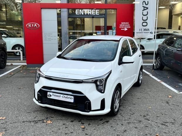 Blanc Nouvelle 2024 Kia Picanto Motion Citadine | 14 200 € (Prix juste) - Image 1/4