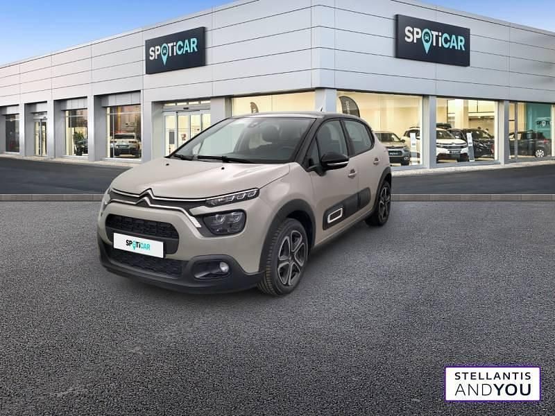 Noir Occasion 2022 Citroën C3 Feel Citadine | 10 989 € (Prix juste) - Image 1/4