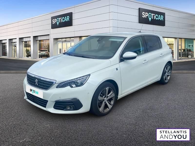 Blanc Utilisé 2019 Peugeot 308 S Berline | 13 290 € (Super prix) - Image 1/4
