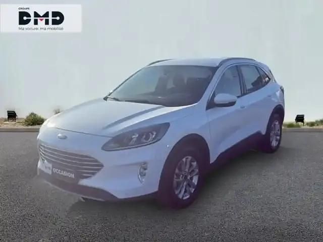 Blanc glacier Utilisé 2023 Ford Kuga Titanium SUV | 27 490 € (Prix juste) - Image 1/4