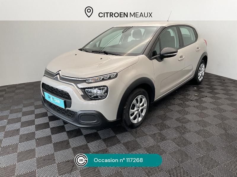 Beige Utilisé 2021 Citroën C3 Feel Citadine | 8 990 € (Bon prix) - Image 1/4