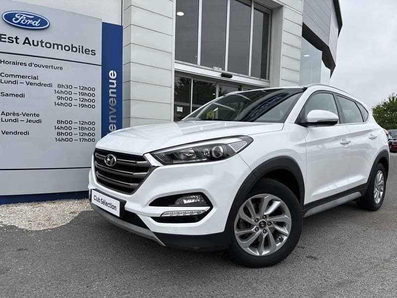 Polar white Occasion 2018 Hyundai Tucson SUV | 13 999 € (Prix juste) - Image 1/4