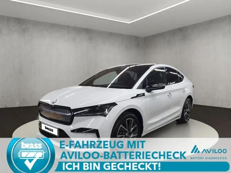 Blanc Utilisé 2024 Skoda Enyaq iV SportLine SUV | 44 450 € - Image 1/4
