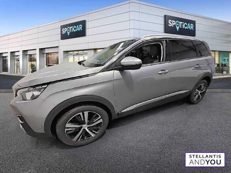 Gris Utilisé 2020 Peugeot 5008 Allure Monospace | 18 990 € (Prix juste) - Image 1/4