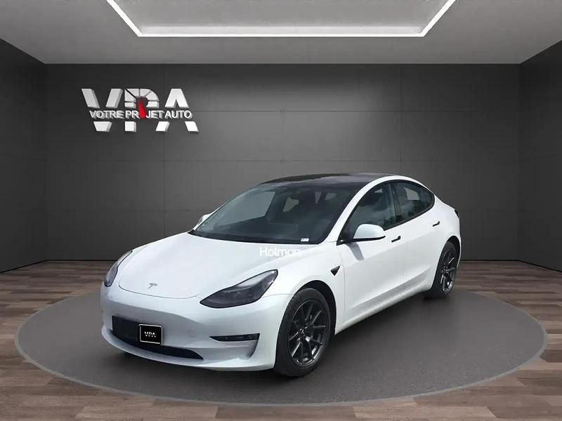 Blanc Utilisé 2022 Tesla Model 3 Long Range RWD Berline | 27 392 € (Bon prix) - Image 1/4