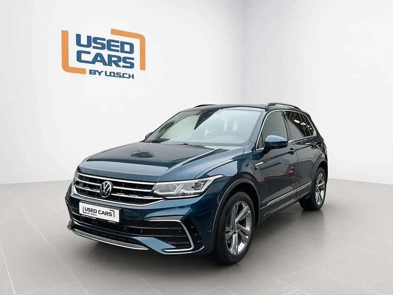 Bleu Utilisé 2022 VW Tiguan R-line Plus SUV | 34 490 € (Prix juste) - Image 1/4