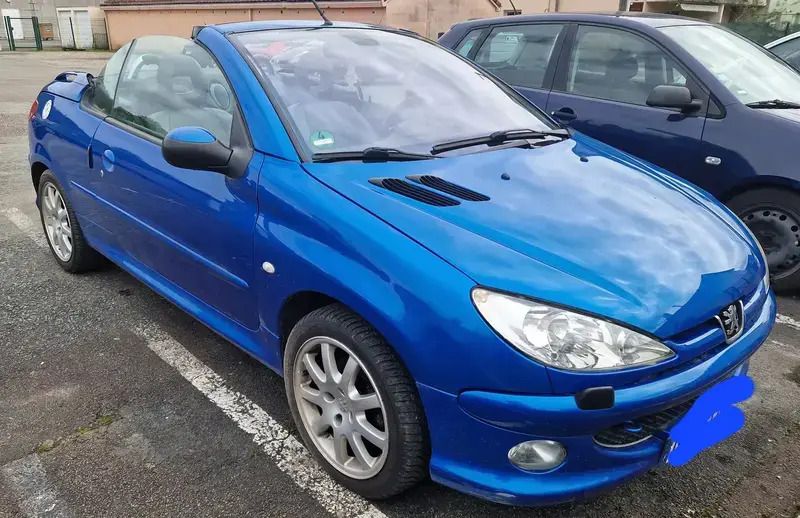 Bleu Utilisé 2006 Peugeot 206 CC Sport Cabriolet | 3 500 € (Prix juste) - Image 1/4