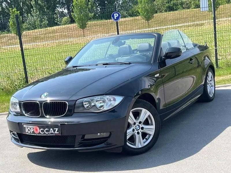 Noir Utilisé 2010 BMW 120 Cabriolet Sport Line Cabriolet | 9 490 € - Image 1/4