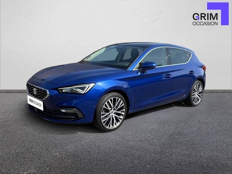 Bleu Utilisé 2021 Seat Leon Berline | 19 989 € (Super prix) - Image 1/3