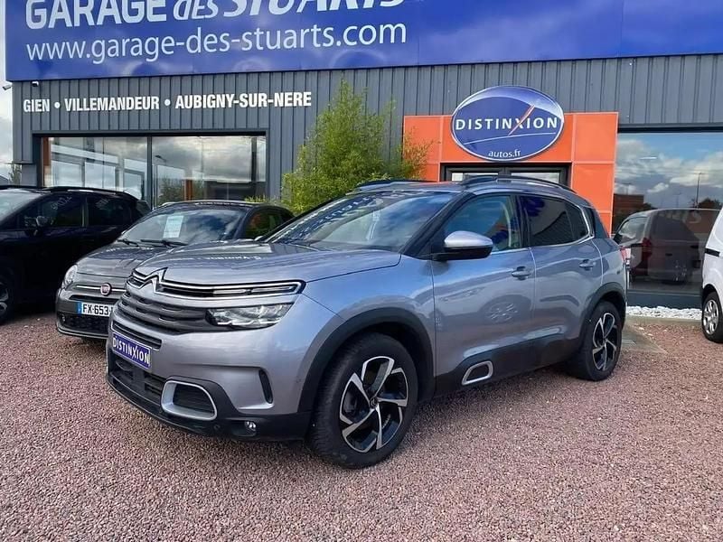 Gris Utilisé 2021 Citroën C5 Aircross Feel SUV | 21 980 € (Prix cher) - Image 1/4