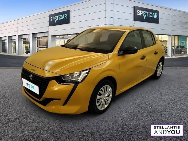 Jaune Utilisé 2022 Peugeot 208 S Citadine | 10 489 € (Bon prix) - Image 1/4