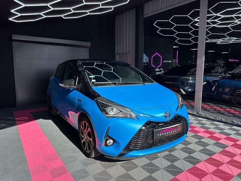 Occasion Toyota Yaris Hybrid Edition 73 ch (53 kW) 2018 Bleu Citadine