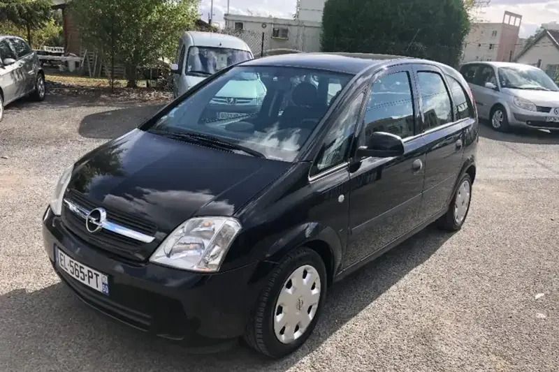Noir Utilisé 2003 Opel Meriva Enjoy Monospace | 2 490 € - Image 1/4