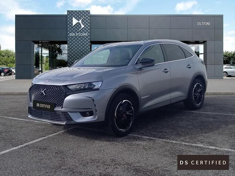 Gris Utilisé 2018 DS Automobiles DS7 Crossback Performance Line Plus SUV | 20 590 € (Super prix) - Image 1/4