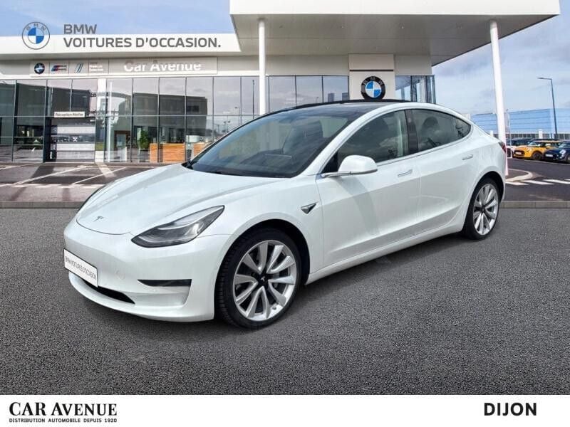 Blanc nacré multicouches Utilisé 2020 Tesla Model 3 Long Range Berline | 23 900 € (Super prix) - Image 1/1