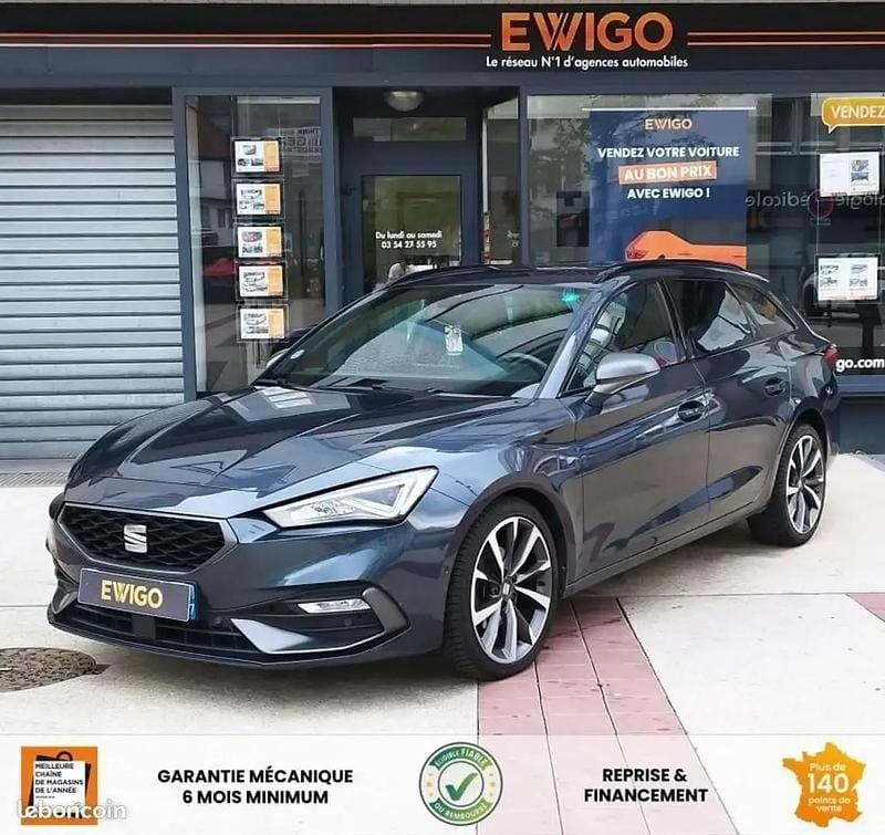 Gris Utilisé 2021 Seat Leon FR Break | 19 990 € (Prix assez cher) - Image 1/4