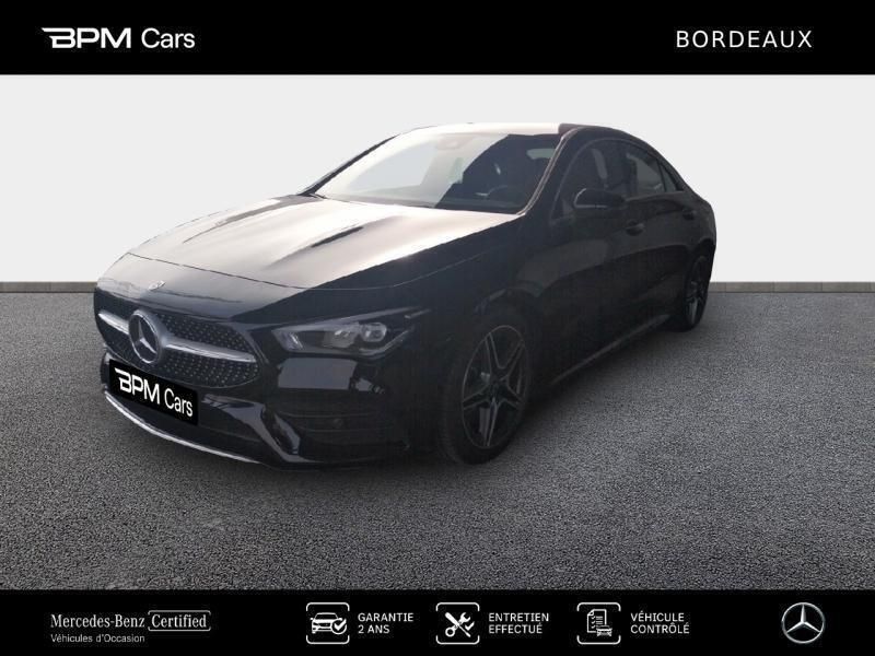 Noir Utilisé 2023 Mercedes CLA200 AMG line Berline | 40 990 € (Prix assez cher) - Image 1/4