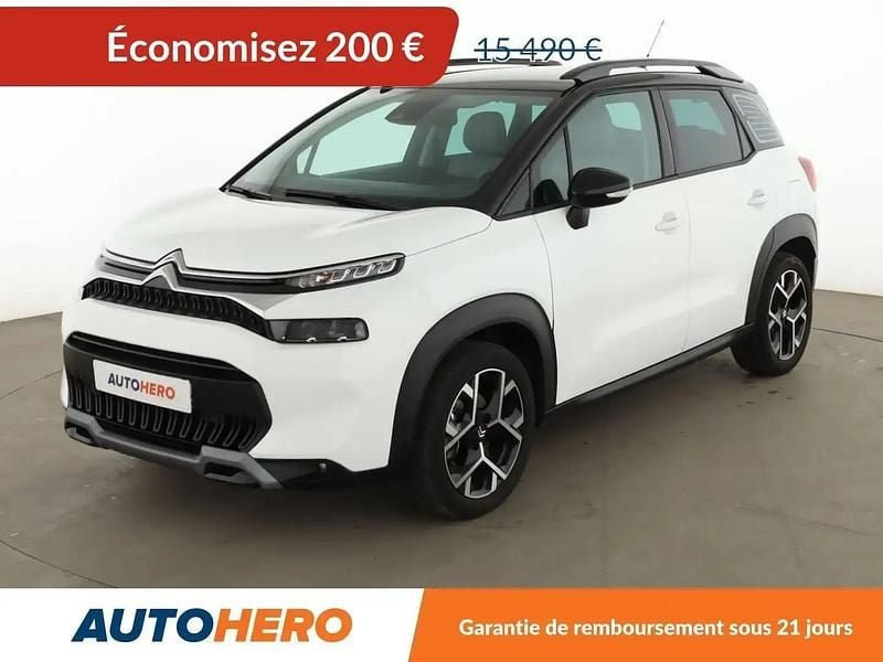 Blanc Utilisé 2024 Citroën C3 Aircross PureTech SUV | 15 290 € (Bon prix) - Image 1/2