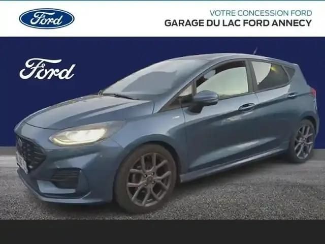 Bleu azur Occasion 2023 Ford Fiesta ST-Line X Berline | 19 490 € (Prix assez cher) - Image 1/4