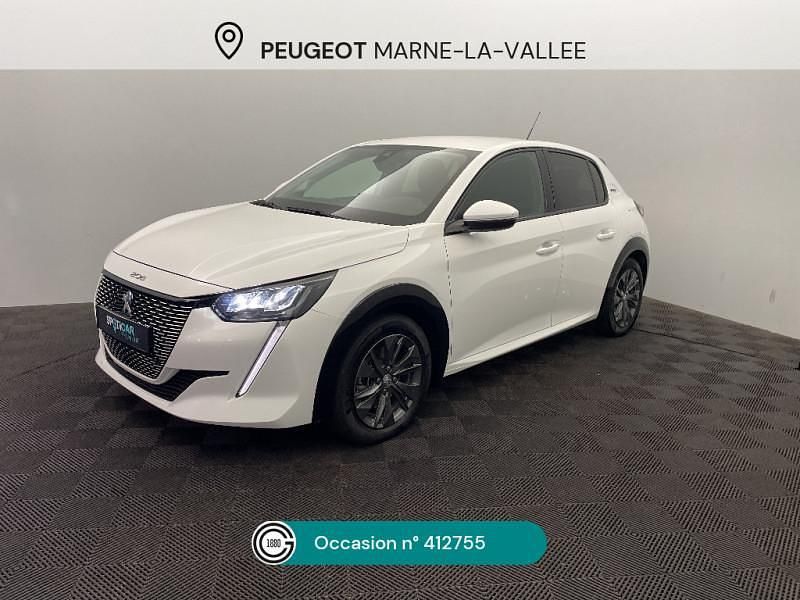 Blanc Utilisé 2021 Peugeot e-208 Style Citadine | 15 980 € (Prix juste) - Image 1/4