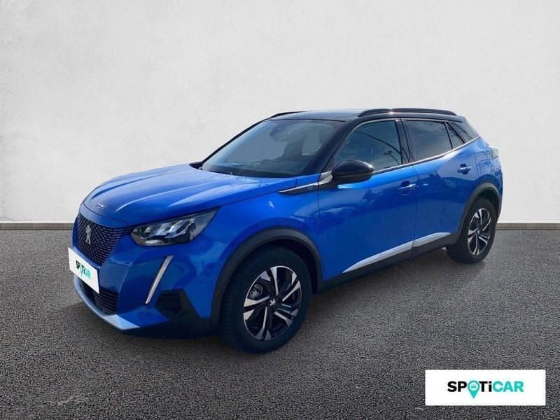 Bleue Occasion 2022 Peugeot e-2008 Allure SUV | 22 990 € (Prix cher) - Image 1/4