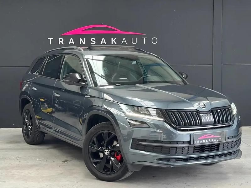 Gris Utilisé 2019 Skoda Kodiaq SportLine SUV | 29 990 € (Prix assez cher) - Image 1/4