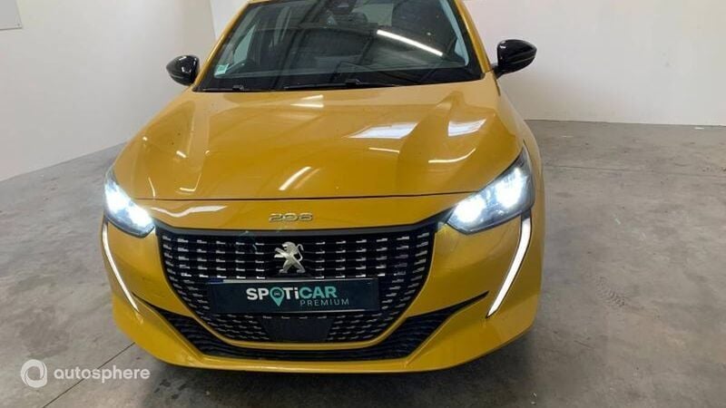 Jaune Utilisé 2020 Peugeot 208 Business-Line Citadine | 12 999 € (Prix juste) - Image 1/4