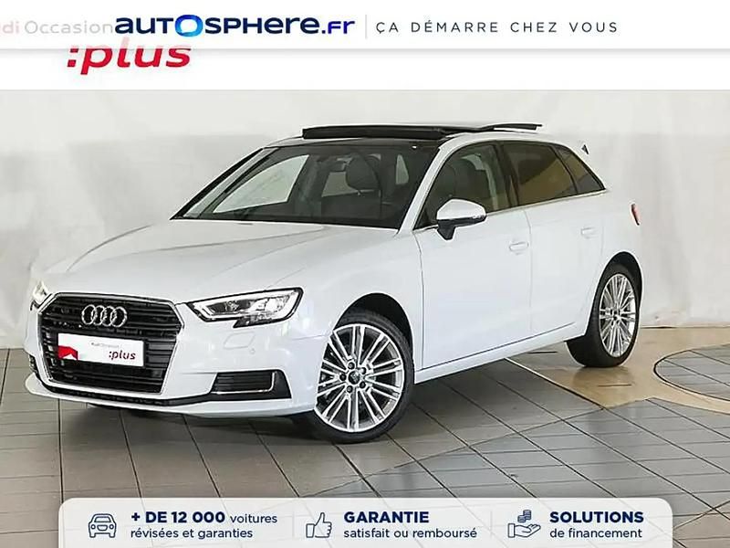 Blanc Utilisé 2017 Audi A3 Sportback Design Citadine | 32 478 € - Image 1/4