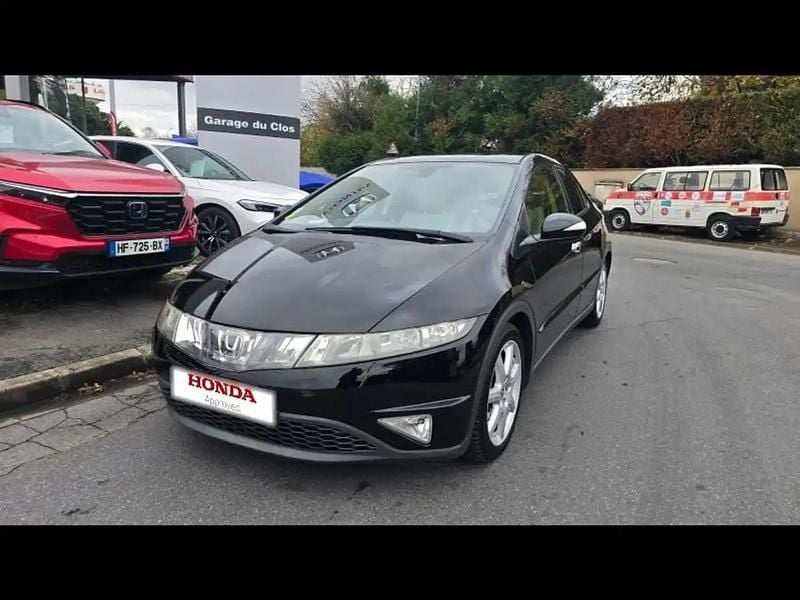 Noir Occasion 2008 Honda Civic Berline | 10 900 € - Image 1/4