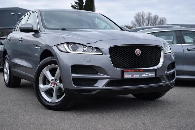 Gris Occasion 2020 Jaguar F-Pace Prestige SUV | 17 900 € (Super prix) - Image 1/4