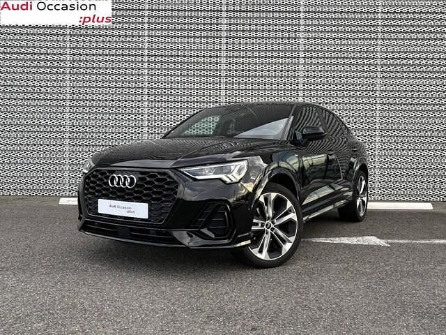 Noir mythic métallisé Occasion 2021 Audi Q3 Sportback S-Line SUV | 38 490 € (Prix juste) - Image 1/4