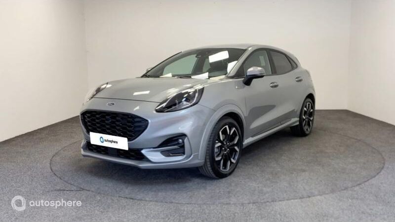 Gris Utilisé 2021 Ford Puma ST-Line X SUV | 21 799 € (Prix assez cher) - Image 1/4
