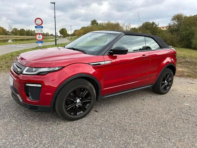 Rouge Utilisé 2017 Land Rover Range Rover evoque SE Dynamic Cabriolet | 24 990 € (Super prix) - Image 1/4
